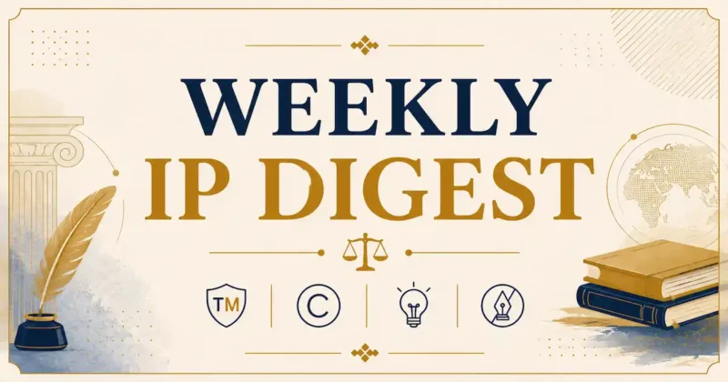 Weekly Indian IP Law Digest