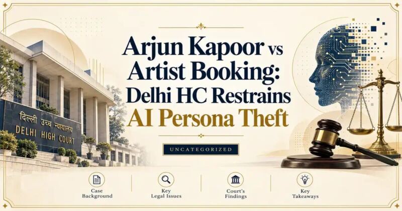 Arjun Kapoor vs Artist Booking: Delhi HC Restrains AI Persona Theft - Delhi HC